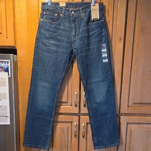 Levi's Men's Straight Fit Blue Jeans
